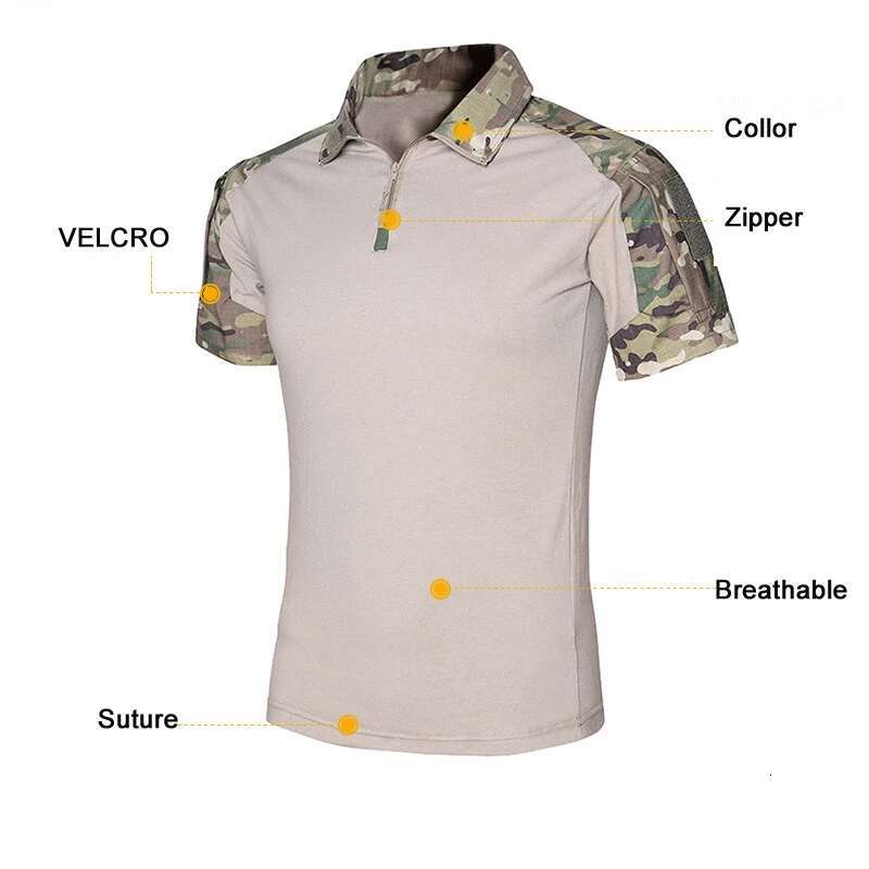 Ddmyoutdoor China Domestic Tactical T Shirt Military Army Combat T Shirt Quick Dry Tees Men S Outdoor Hunting Camping Hiking O Neck Lapel Short Sleeve