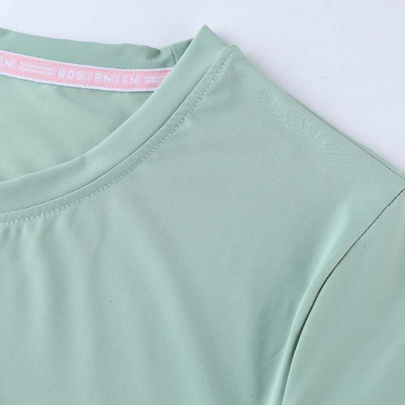Ddmyoutdoor China Domestic Woman Sports Tshirts Fiess Running Jogging Yoga Tilted Tee Workout Mesh Sexy Female Fashion Open Slim Short Sleeves