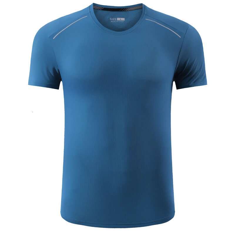 Ddmyoutdoor China Domestic Brand Causal Shirts Fiess Jogging Running O Neck Reflective High Quality Short Sleeves Nylon Bodybuilding Men Fashion Sport