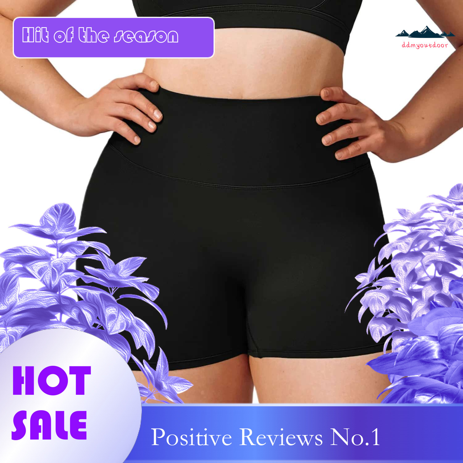 Ddmyoutdoor China Domestic Mermaid Curve Plus Size Yoga Quick Dry Breathable Pilates Gym Coat Running Fiess Clothes Tight Sports Shorts For Women