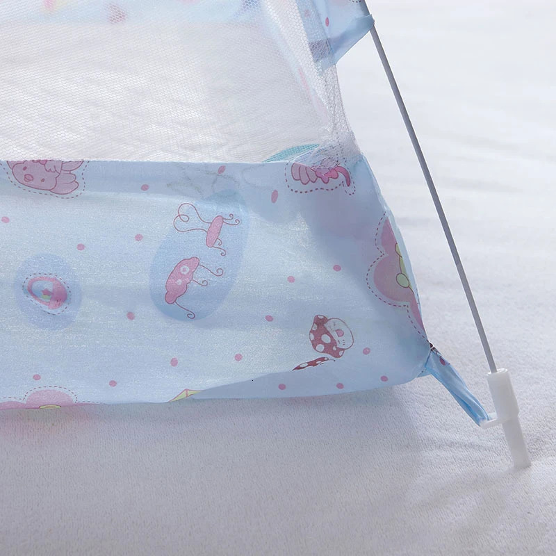 Bottomless Folding Mosquito Net for Bed Baby Sleeping Safety Bed Net Baby Cribs Full Cover Foldable Anti Mosquito Sleeping Net 250115