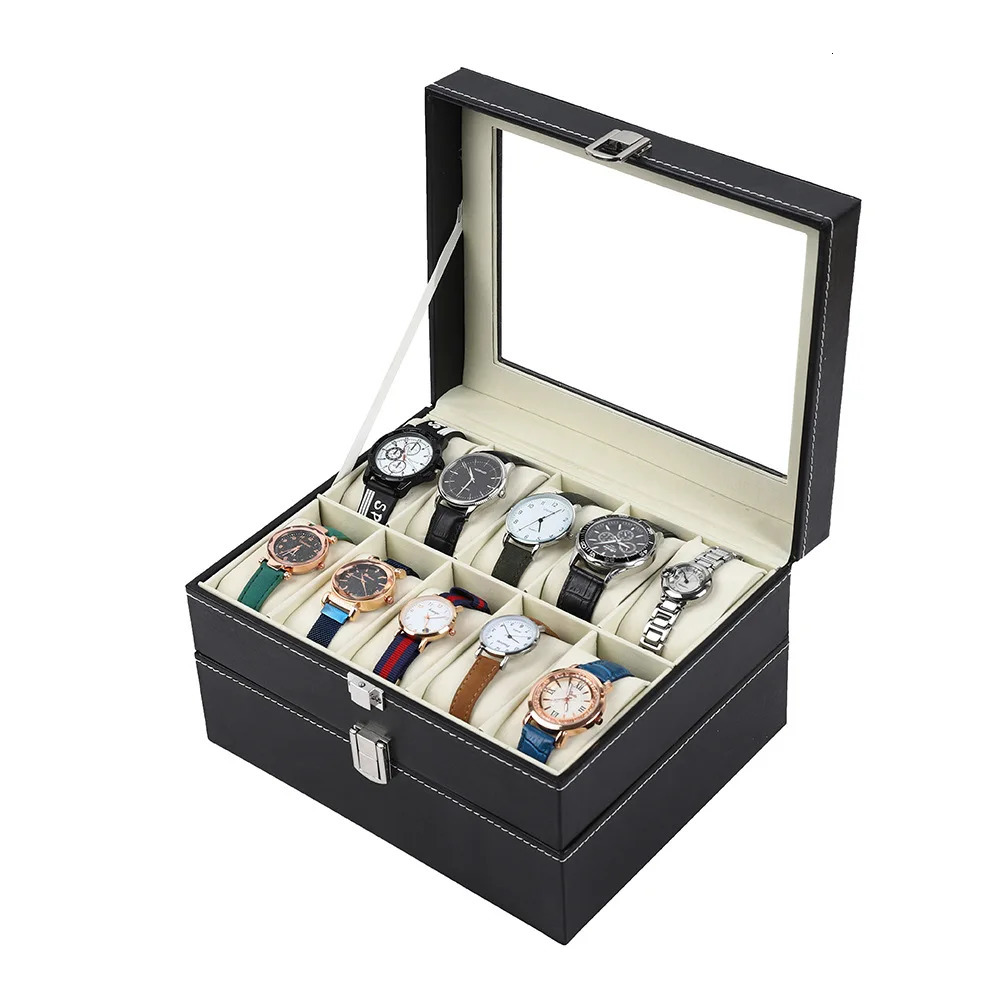 2/3/4/5/6//10/12/20 Girds PU Leather Watch Bracket Display Box Holiday Gifts Watch Display Jewelry Box 250117
