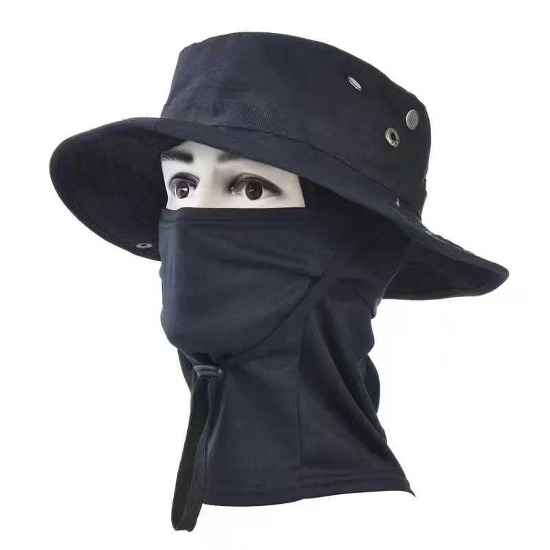 clava Fishing Full Face Mask Set Men Summer Snap Sun Hat Outdoor Hunting Camouflage clavaXJ250116