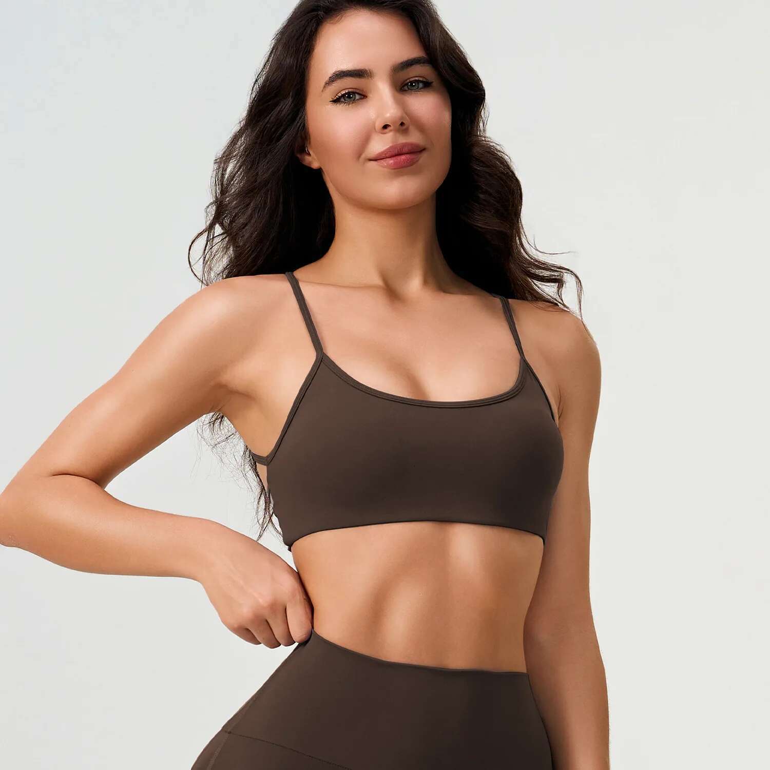 Ddmyoutdoor China Domestic Mermaid Curve Back Sports Underwear Women S Medium High Strength Yoga Wear Vest Shockproof Push Up Fiess Bra