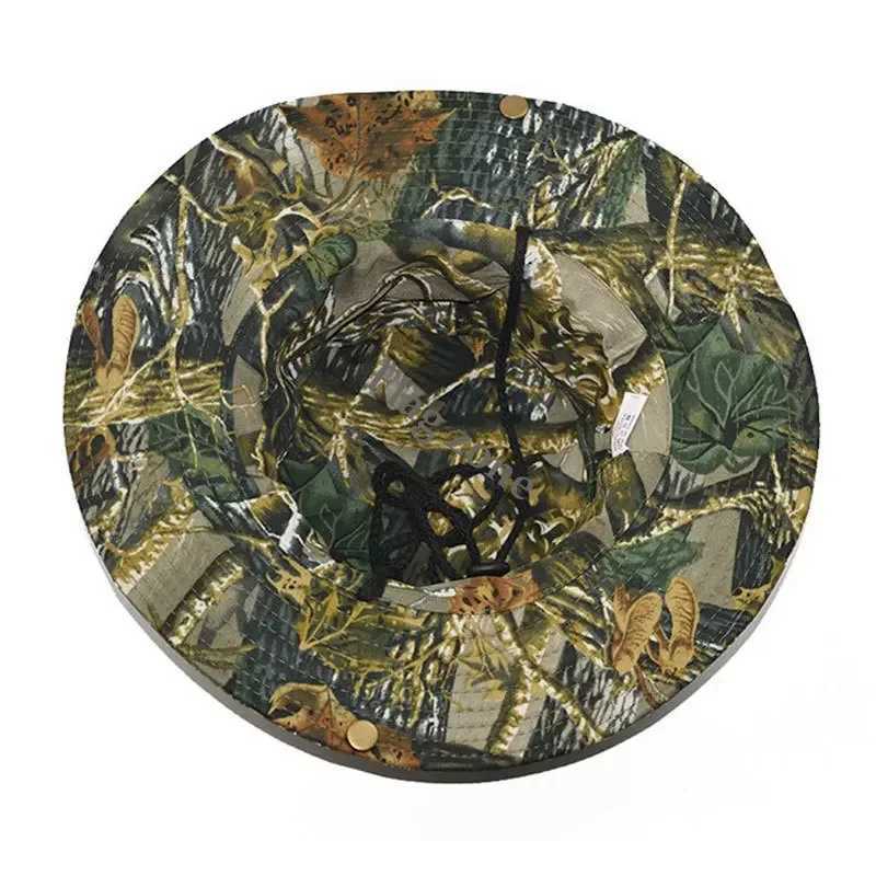 Camouflage Outdoor Bucket Hats Mens Tactical Gear Airsoft Snap s Adjustab Sport Hunting Hiking Fishing Bonnie HatXJ250116