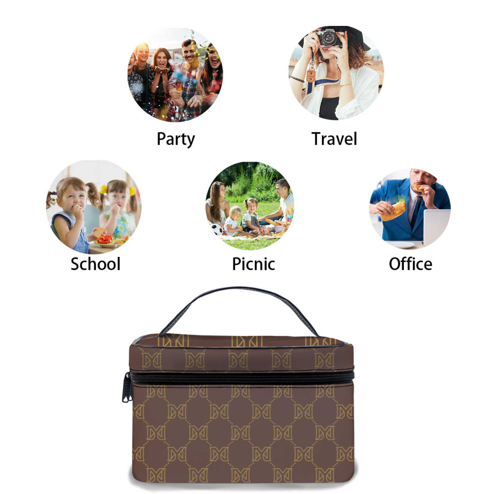 NXY Women Makeup Bags Quilting Women Makeup Bag Portable Zipper Cosmetic Travel Organizer Female Handbag Toiletry Pouch For Girls