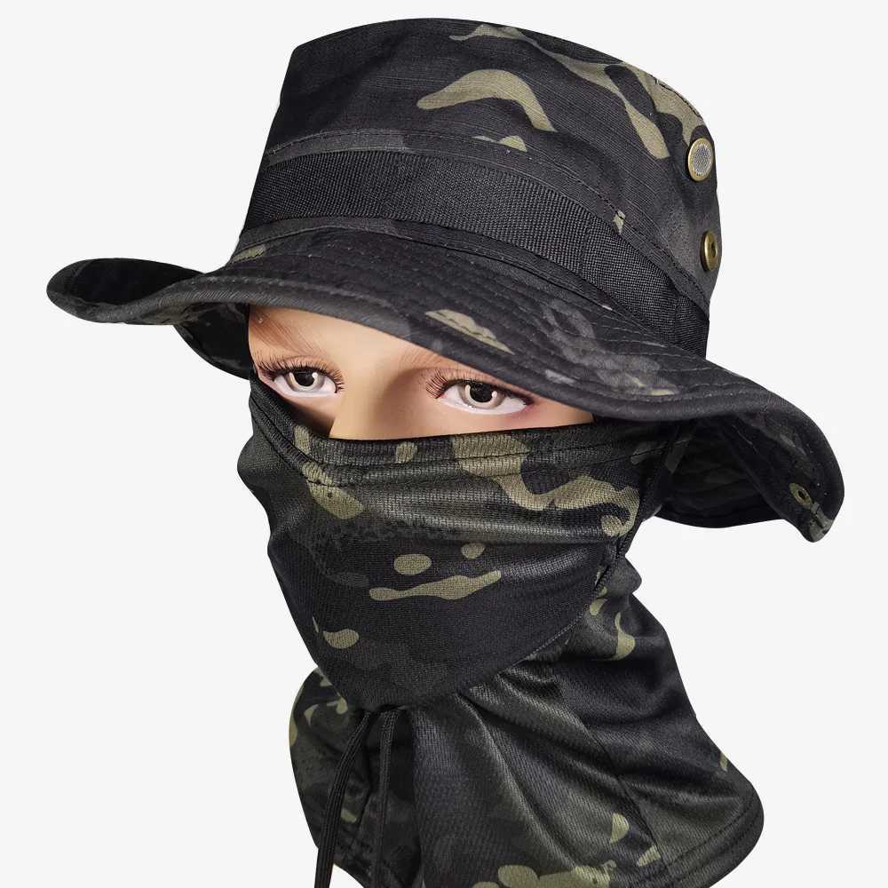 Tactical Hat Boonie Hat Neck Gaiter clava Windproof Face Mask for Ski Fishing Biking Motorcyc Hiking Outdoor SportUnisexXJ250116