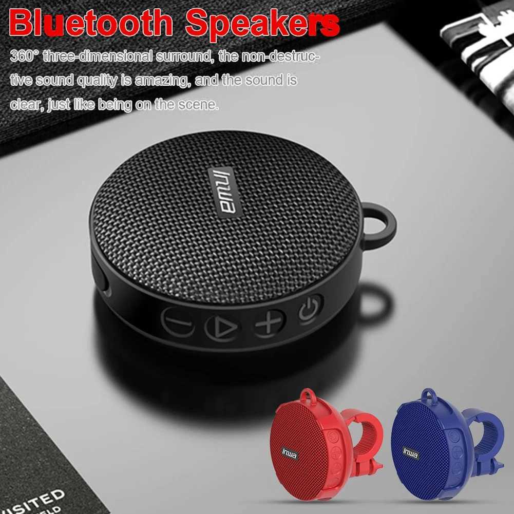 Car Audio Bluetooth-compatible Speaker Bicycle Column Waterproof Shower Speaker Acoustics Sound Boombox Soundbar Woofer Hands Free H250118