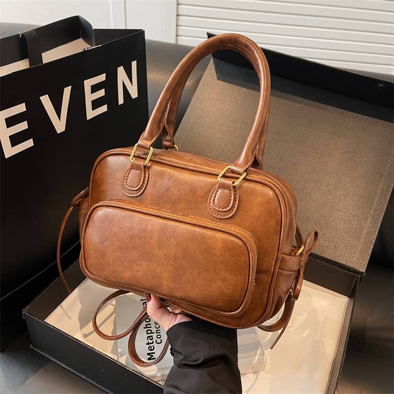 Elegant Female Retro Travel Pack Stylish Dual Purpose Backpack and Carryall for Busy Lives