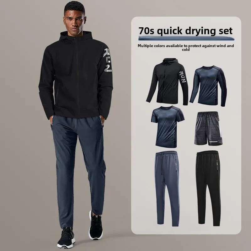 Ddmyoutdoor China Domestic Pcs Sports Suit Men S Quick Dry Loose Fit Clothing For Morning Runs Gym Workouts Outdoor Training Mens Sweatsuits Set