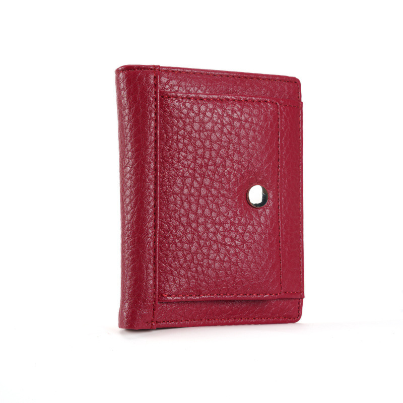 Product 2025 New PU functional Women's Snap Card Bag Multi slot Zero Wallet swissmilitary