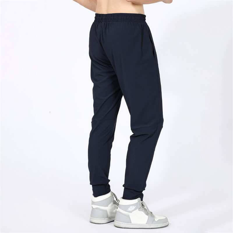 Ddmyoutdoor China Domestic Summer Run Long Sweatpants Pull Key Pocket Men Plaid Polyester Outdoor Training Pants Joggers Workout Fiess Casual Trousers