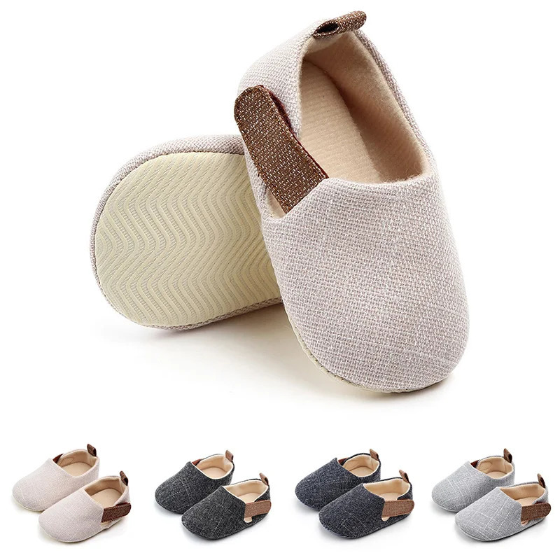 Cotton Baby Shoes Soft Nonslip Rubber Sole born Toddler First Walkers Cartoon Print Boy Girl 250115