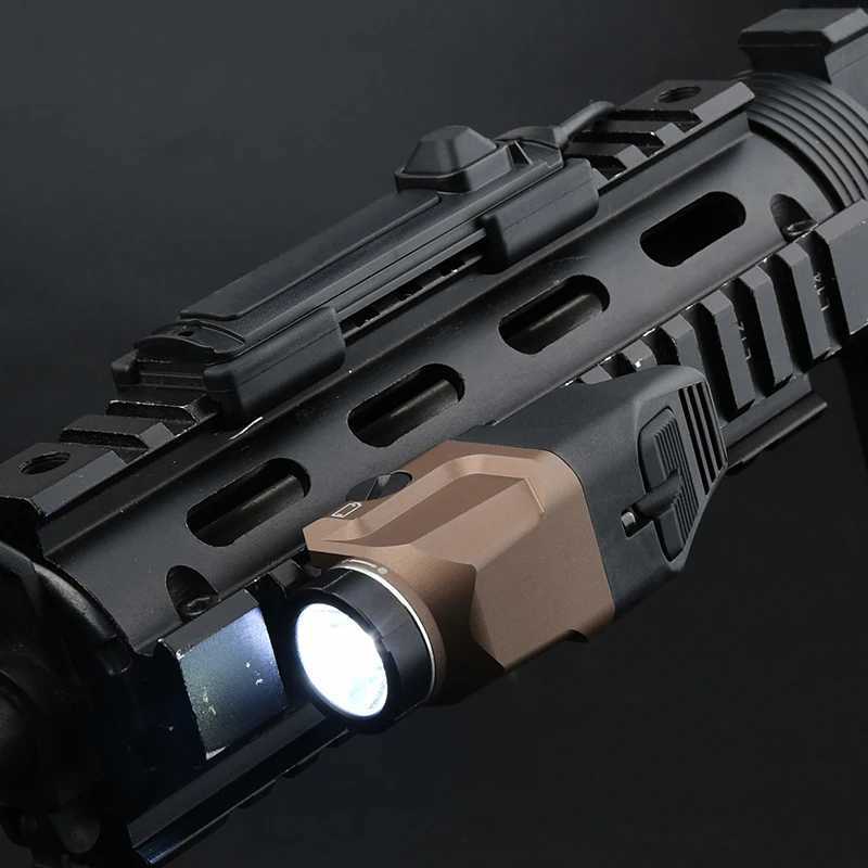 WADSN tactical mini flashlight 800 lumens flashlight high-power weapon light air gun accessories hunting reconnaissance lightW241227