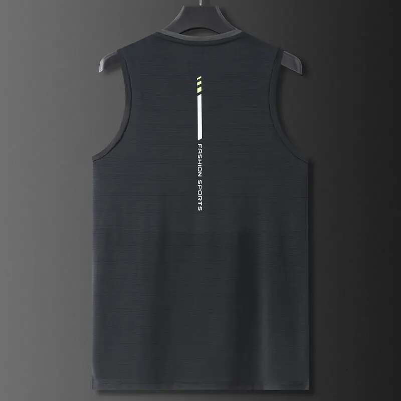 Ddmyoutdoor China Domestic Man Fiess Vest Patchwork Fashion Track Field Singlet Breathable Quick Drying Sleeveless Casual Running Jogging Tank