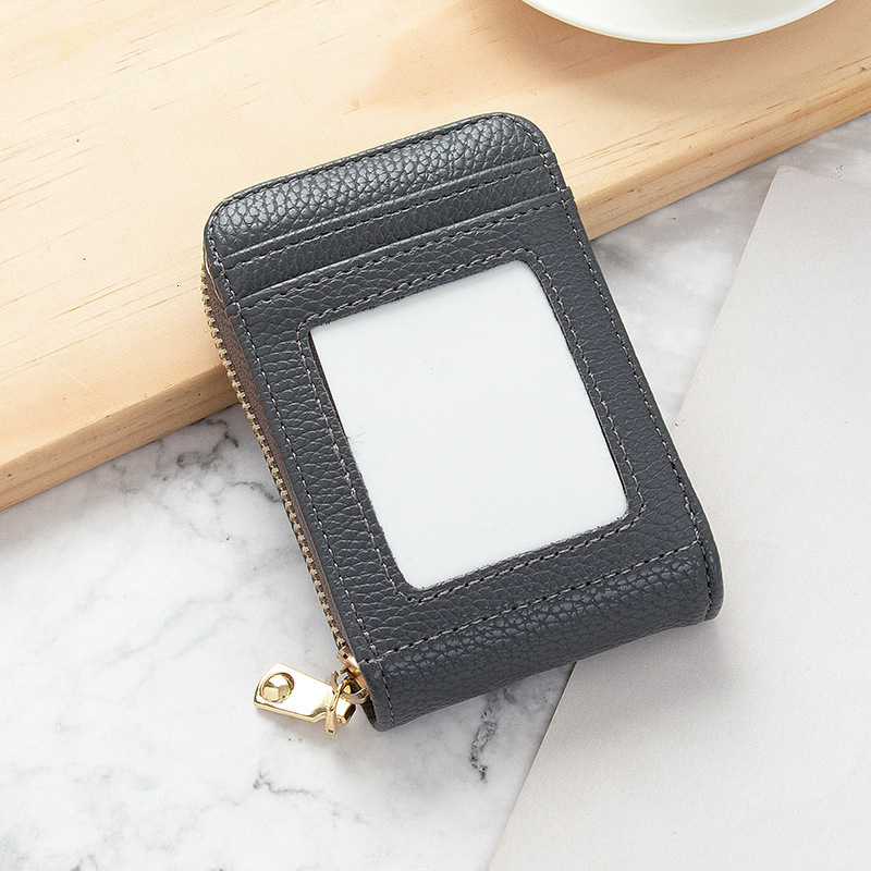 Women's Korean Edition New Anti demagnetization Solid Color Driver's License Mini Simple and Multi functional Small Ka Bao Card Cover Women 