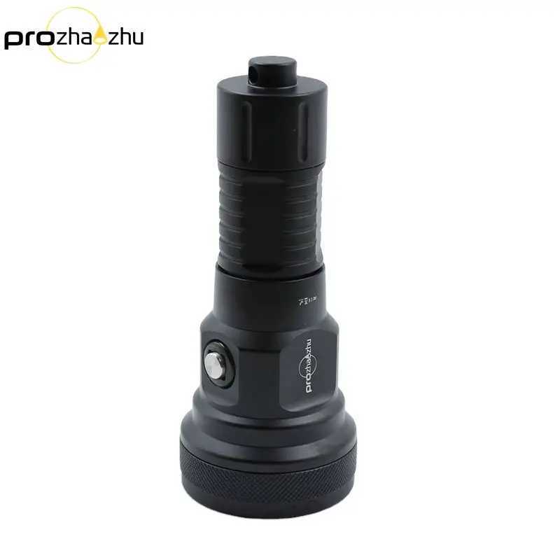 Aluminum Alloy 2500 Lumen LED Diving Light IP68 Waterproof 00M Underwater Rechargeable Scuba Diving TorchW241227