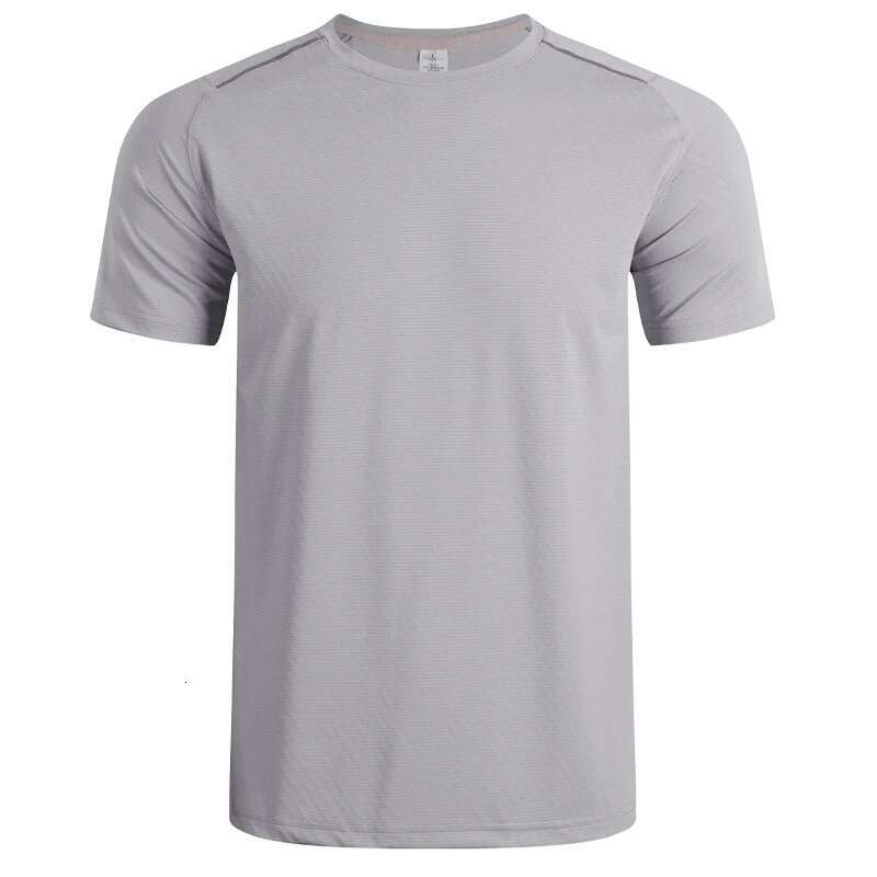 Ddmyoutdoor China Domestic Men Sport Nylon T Summer Causal Run Stripe Fashion Bodybuilding Fiess Short Sleeves Training Exercise Gym Sports Shirts