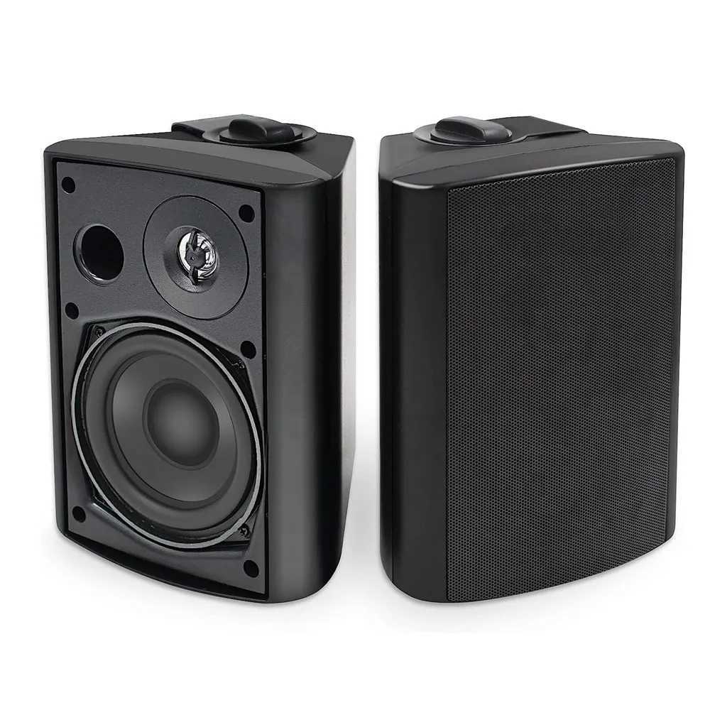 Car Audio Herdio 2PCS 4 200 Watt Indoor Outdoor Speakers Wall Mounted 2 Way Audio SystemPowerful Bass Expansive Stereo Sound Coverage H250118
