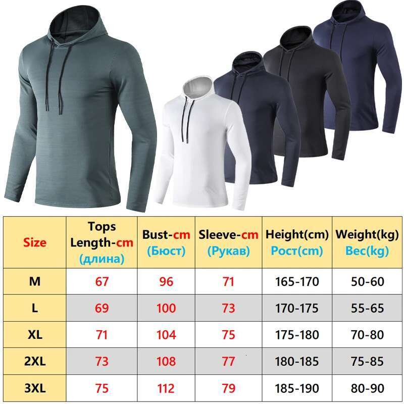 Ddmyoutdoor China Domestic Running Hoodie Men Training Quick Dry Gym Streetwear Workout Pullovers Muscle Breathable Solid Outdoor Spandex Long Sleeve