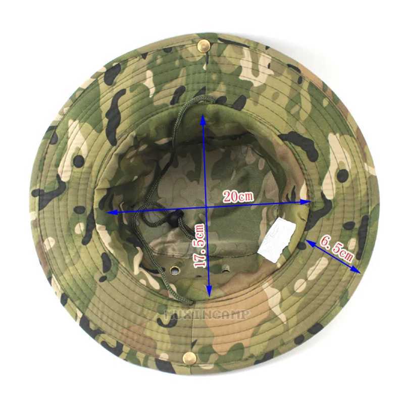 Bob Homme Desert Boonie Hat Tactical Airsoft Sniper Camouflage Bucket Boonie Nepase Army Panama Summer SafariXJ250116