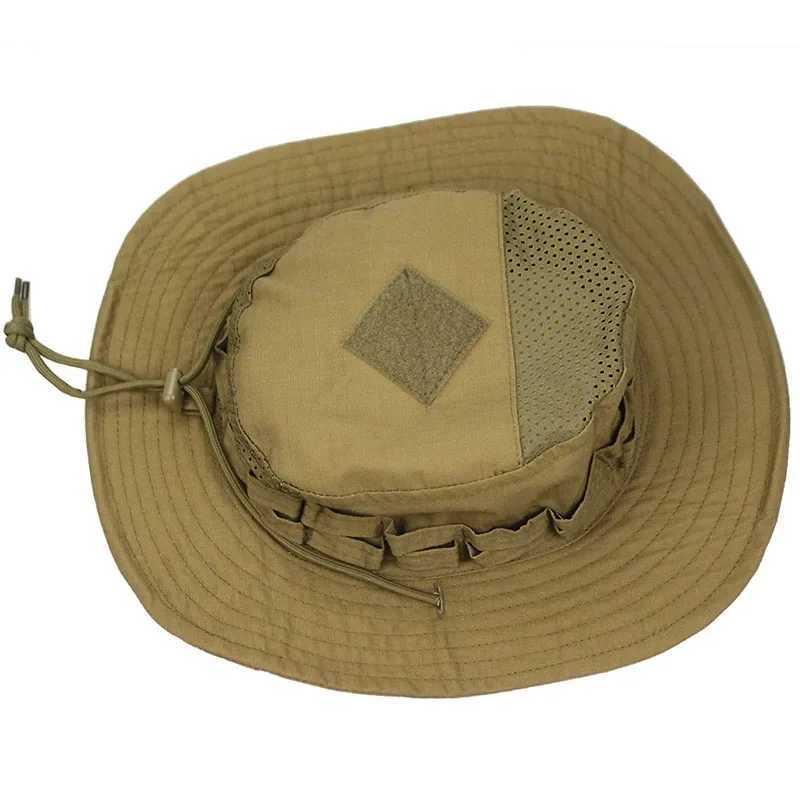 New Tactical Boonie Hat Outdoor Sports Fishing Hiking Hat Hunting Hiking Cam Camo Sunproof Hats Mens wearXJ250116