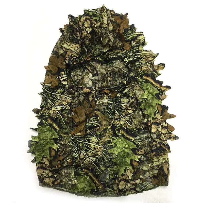 Man and Woman Outdoor Hunting Cycling Fishing Bionic Camouflage Hunting Mask Outdoor Hunting Fishing gear Camou HatXJ250116