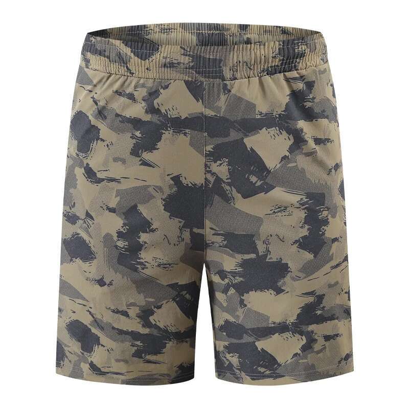 Ddmyoutdoor China Domestic Men Camouflage Running Gym Mesh Breathable Training Workout Casual Bottom Zip Pocket Exercise Quick Drying Shorts