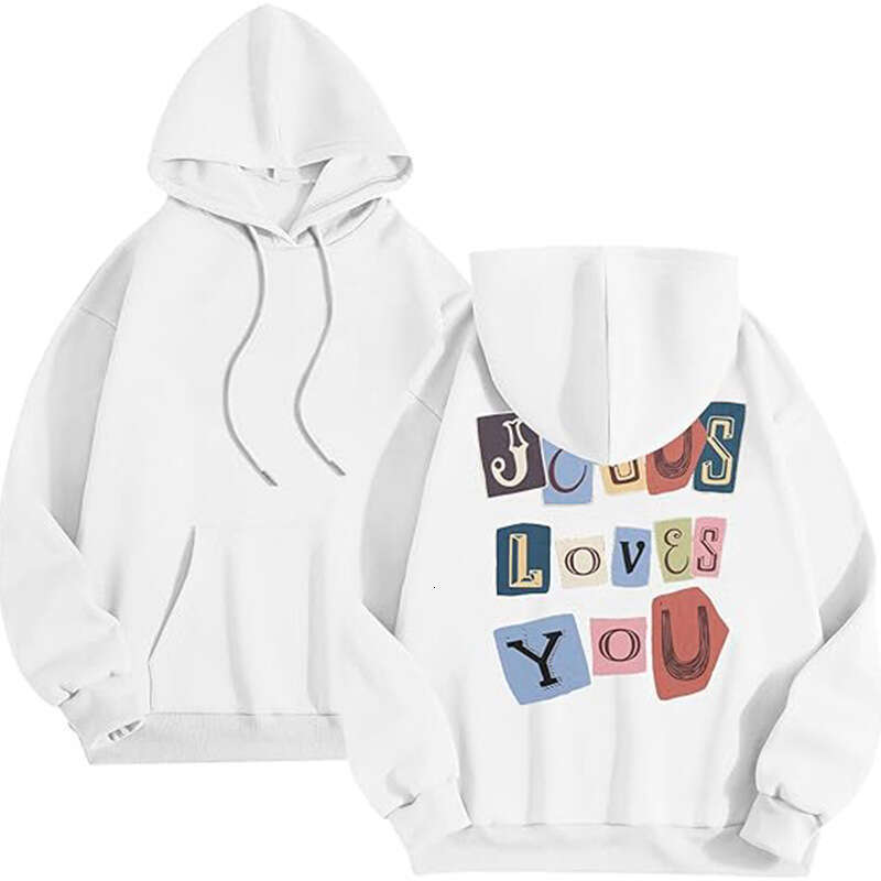 Men's fashion hoodie with letter print pullover top and pocket sweatshirt jacket XS-5XL