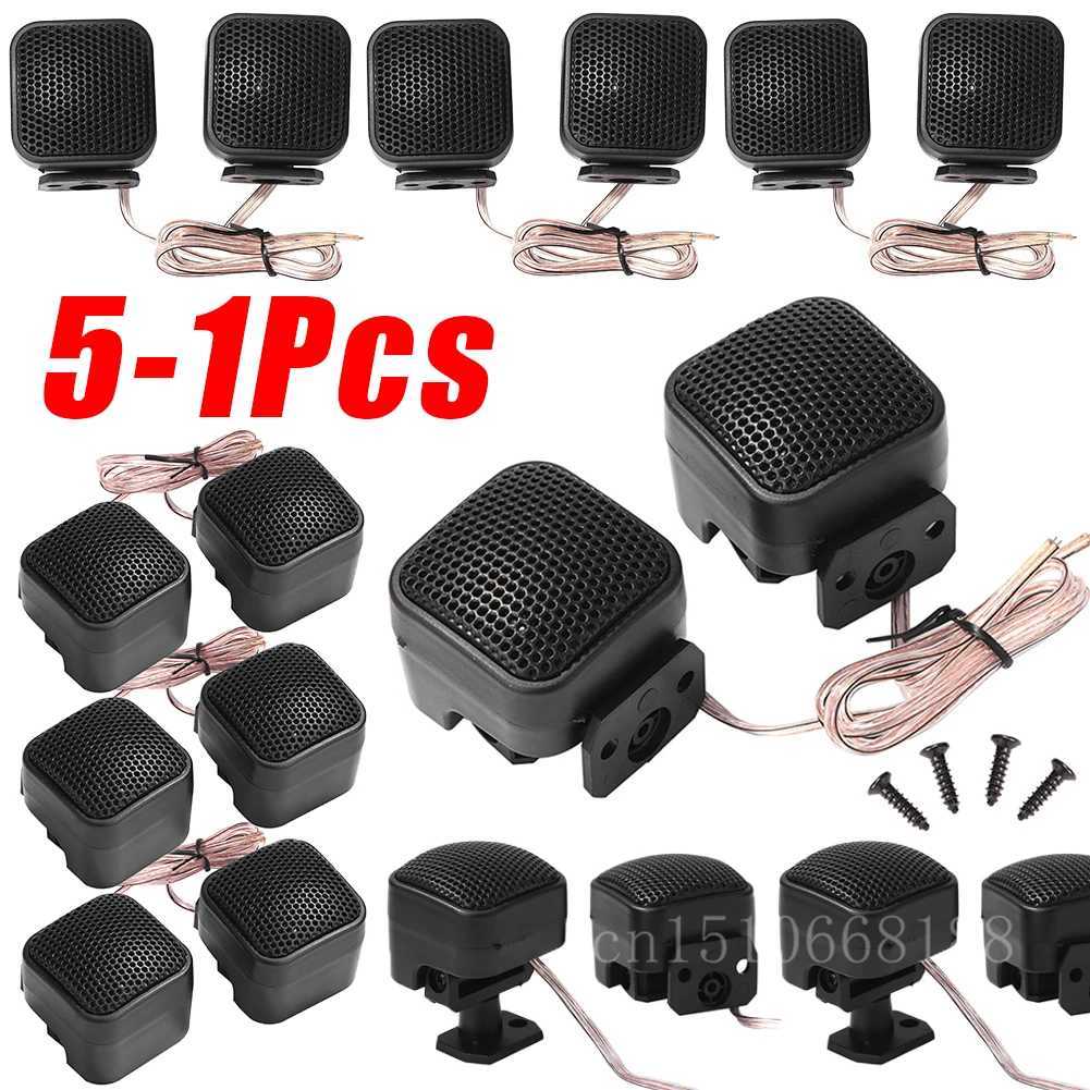Car Audio 1-5Pairs 500W Universal Car Tweeters Speakers Mini Treble Loudspeaker Car Audio Speakers 12V DC Auto Horn for Car Audio System H250118