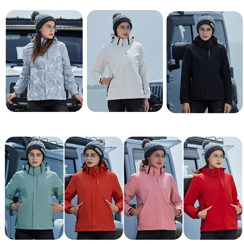 Ddmyoutdoor China Domestic Camping Hiking Jacket Women Autumn Outdoor Sports Coats Climbing Trekking Windbreaker Travel Waterproof Purple Rosy