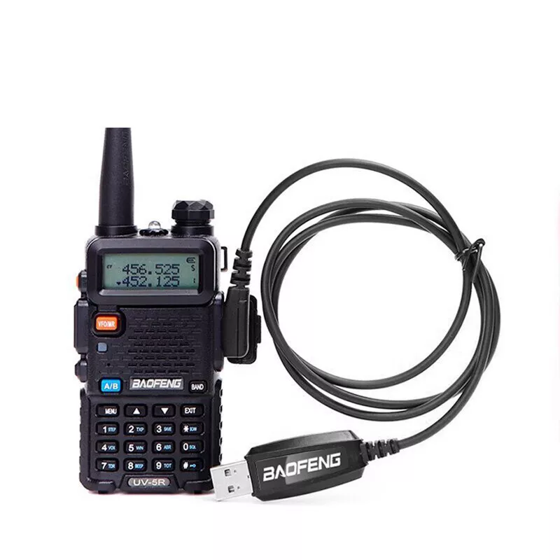 Baofeng walkie talkie original programming cable for two way radio UV-5R BF-888s UV82 H777 K Port Driver With CD Software