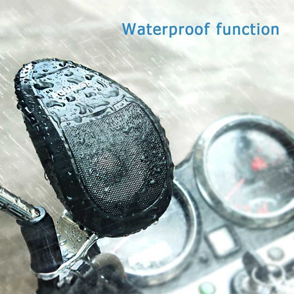 Car Audio MT493 Motorcycle Bluetooth Speaker Waterproof MP3 Audio System FM Radio U Disk accessori moto H250118