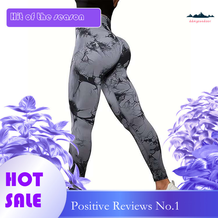 Ddmyoutdoor China Domestic Mermaid Curve Naked Women S No Embarrassment E High Waist Hip Lifting Tie Dye Yoga Fiess Cropped Pants Plus Size