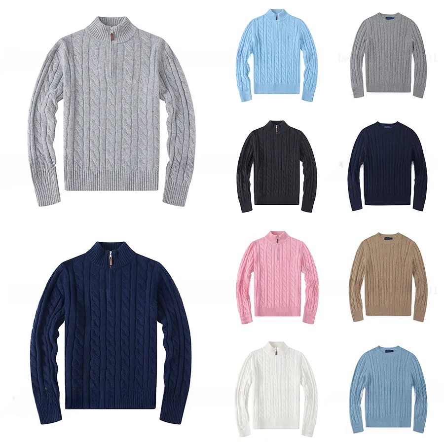 Mens Jumpers Sweater Men Designer Sweater Men Sweater Knitted Sweaters Pullover Winter Coat Letter Embroidery Winter Sweater Quarter Zip Mens Sweater Cardigan Men