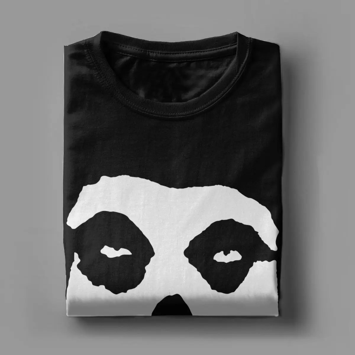 Mens Skull Misfits T Shirts Pure Cotton Tops Humor Short Sleeve Crewneck Tees Gift Idea T-Shirts 250117