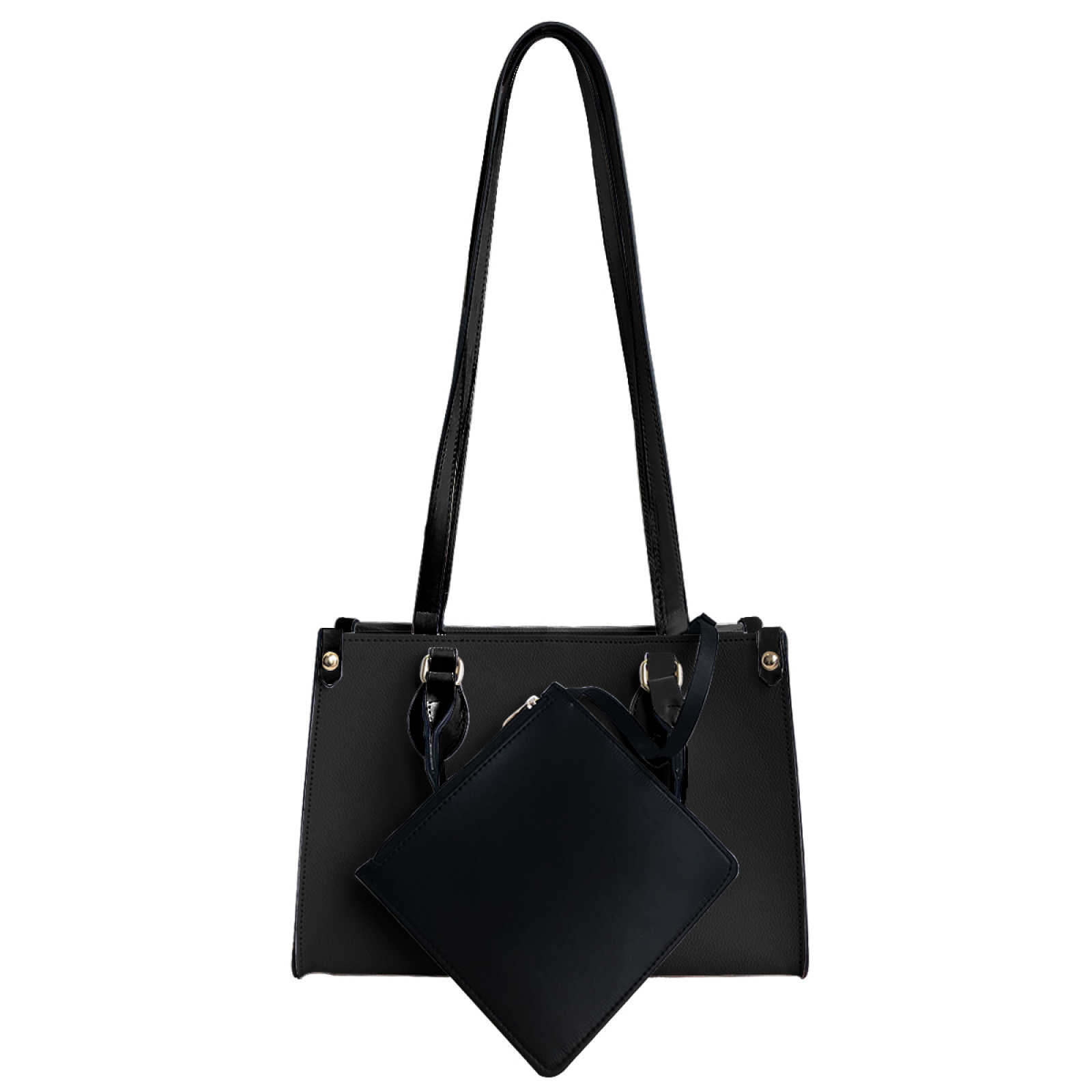 NXY Large Capacity PU Tote Bags Fashion Versatile Leisure Interior Hasp Pocket Sewing Thread Shoulder Bags
