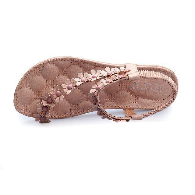 Foreign trade NEW Bohemian sandals women's foot summer new pinch toe wer shoes Korean version flat heels 2025
