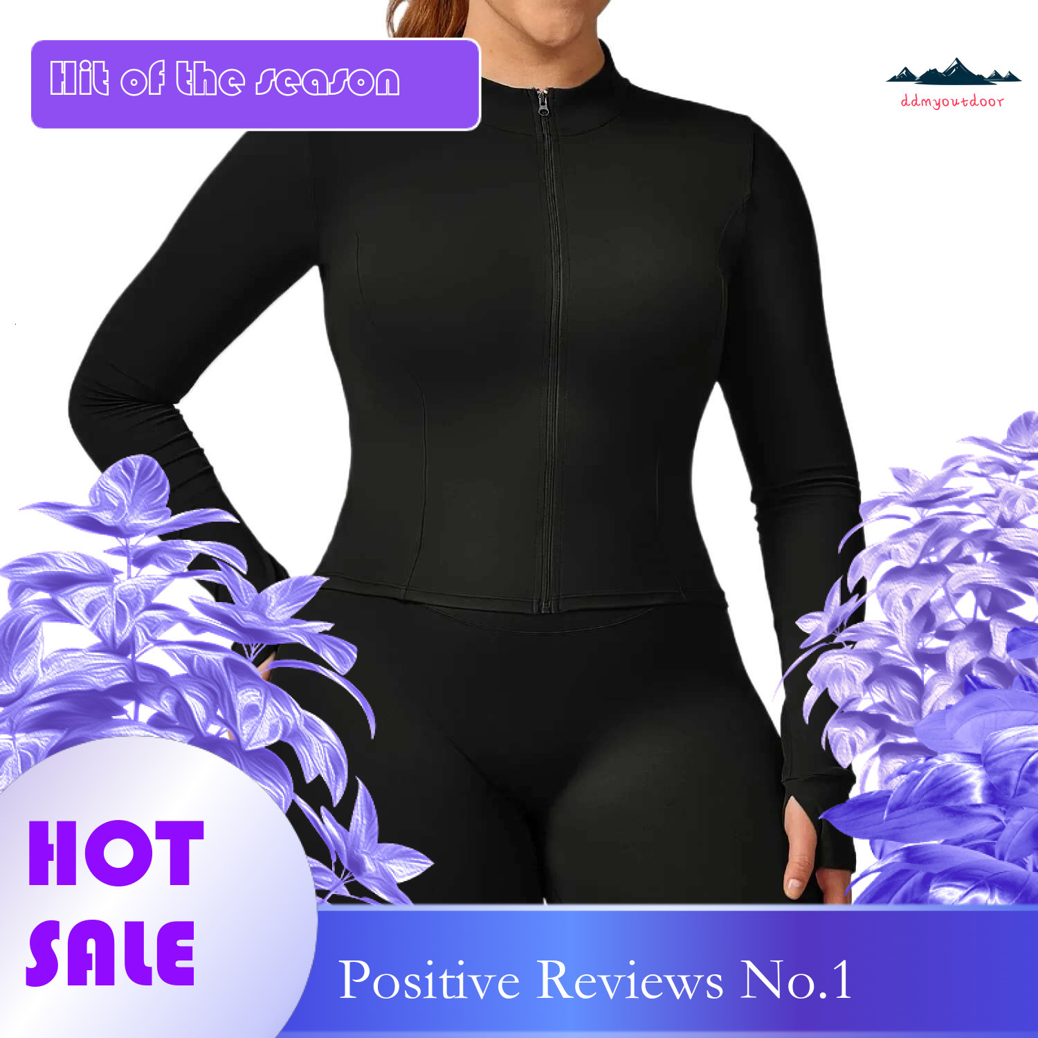 Ddmyoutdoor China Domestic Plus Size Yoga Jacket Quick Dry Breathable Slim Pilates Outer Wear Training Fiess Top Windproof Running Clothes Women