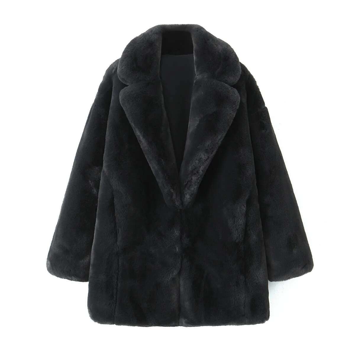 European And American Style New Temperament Versatile Artificial Effect Jacket Female Fashion High-End Fur Coat