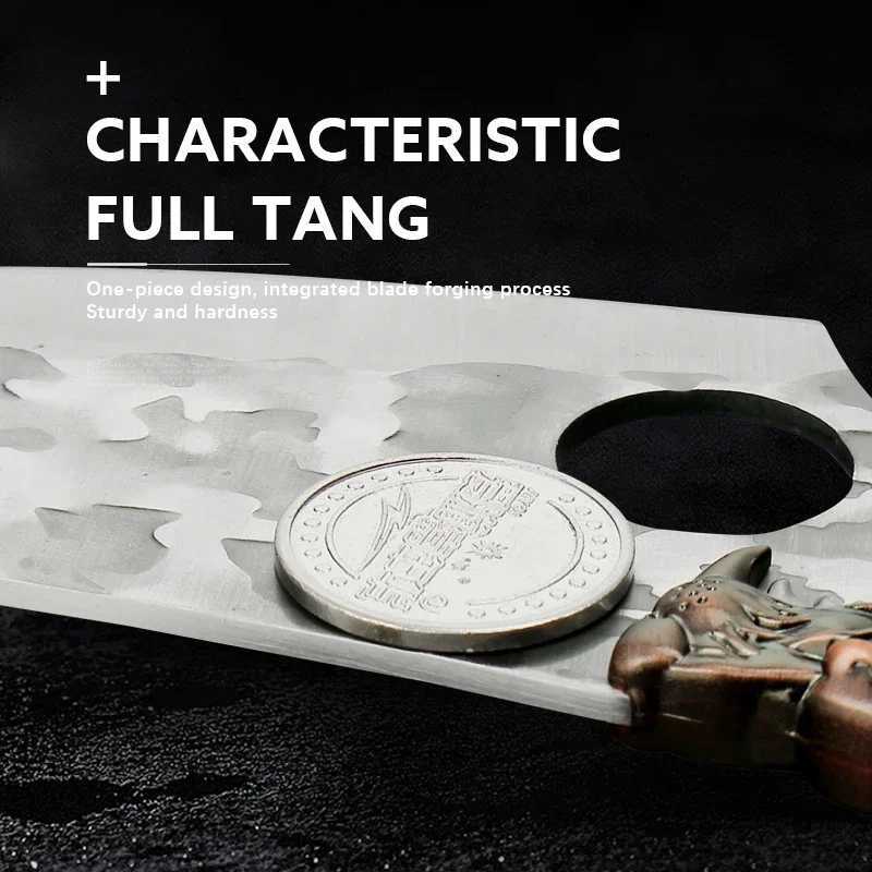 2025 New 6-inch Meat cleaver for Home chefs Hand forged Chef Knife High quality sharp stainless steel 3cr13mov Kitchen Knife setXJ250117