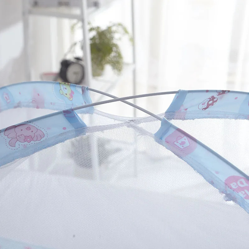 Bottomless Folding Mosquito Net for Bed Baby Sleeping Safety Bed Net Baby Cribs Full Cover Foldable Anti Mosquito Sleeping Net 250115