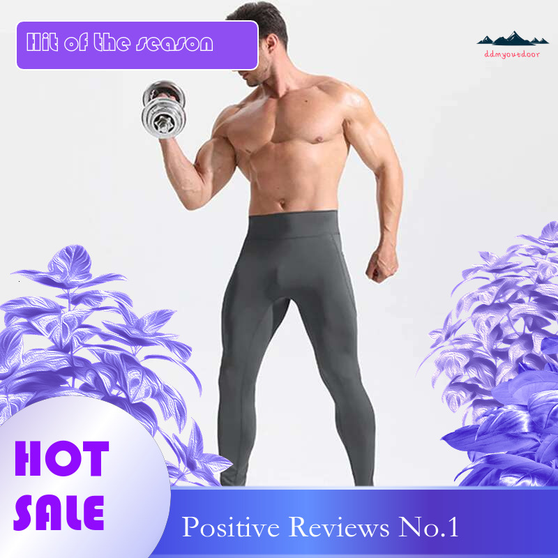 Ddmyoutdoor China Domestic Profession Compression Pants Men High Waist Stretch Gym Legging Quick Dry Fiess Running Tights Leggins Deportivos Para Homb