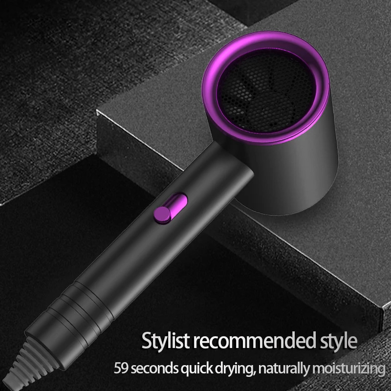 Professional Hair Dryer For Women Safe Low Radiation Electric Hair Brush Blue Light Negative Ion Collagen Hair Care Dryer 250114