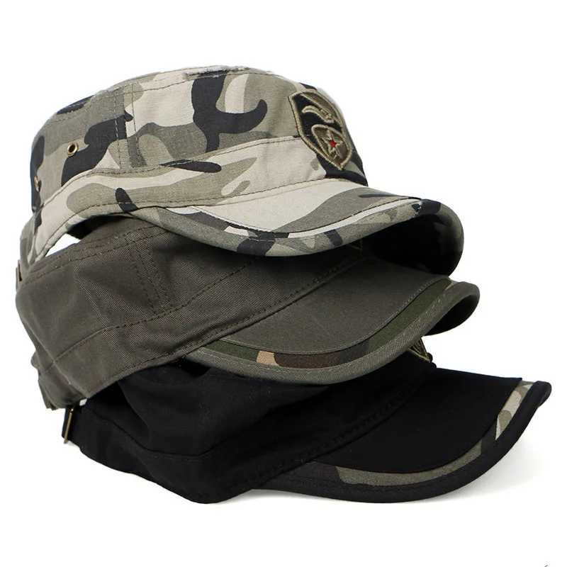 Camouflage broidered mens baseball suitab for outdoor activities training fishing shade hat and a variety of wear hatsXJ250116
