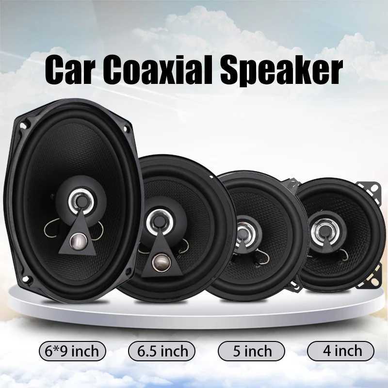 Car Audio 1 Pair 4/5/6.5/6*9 Inch HiFi Car Audio Coaxial Speaker Vehicle Door Audio Music Stereo Full Range Frequency Automobile Speakers H250118