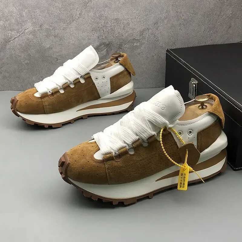 Trendy Mens Sneakers Brand Designer Casual Height-Increasing Sport New Shoes For Men Soft Sole Platform Running Hot Shoe Tenis