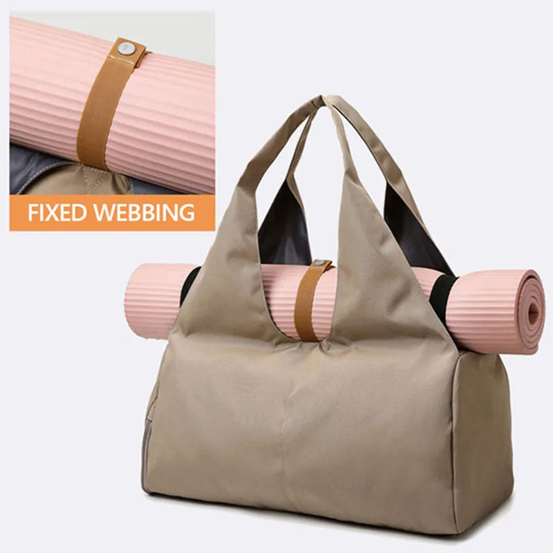 Women Yoga Mat Pad Bag Gym Sports Training Shoulder Fitness Dance Travel Storage Bags Female Tote Dry Wet Handbags Weekend 250114