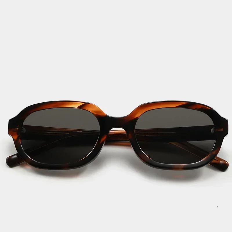 Korean Styles High Quality Acetate Sunglasses Fashionable Handmade Vintage UV400 Sun Glasses for Women and Men 250117