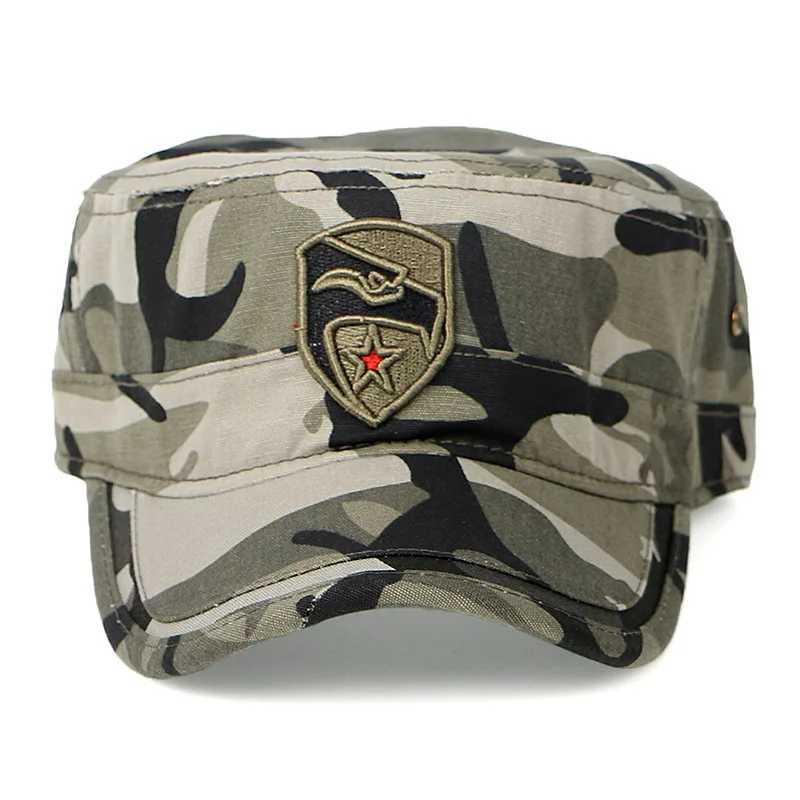 Camouflage broidered mens baseball suitab for outdoor activities training fishing shade hat and a variety of wear hatsXJ250116